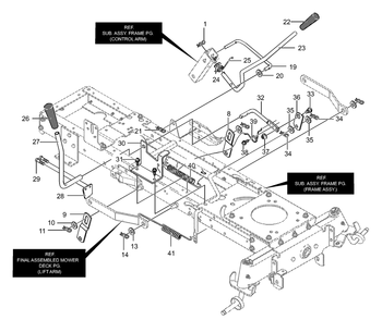 Part Location Diagram of 94053-853 Briggs and Stratton Link, Lift Rh